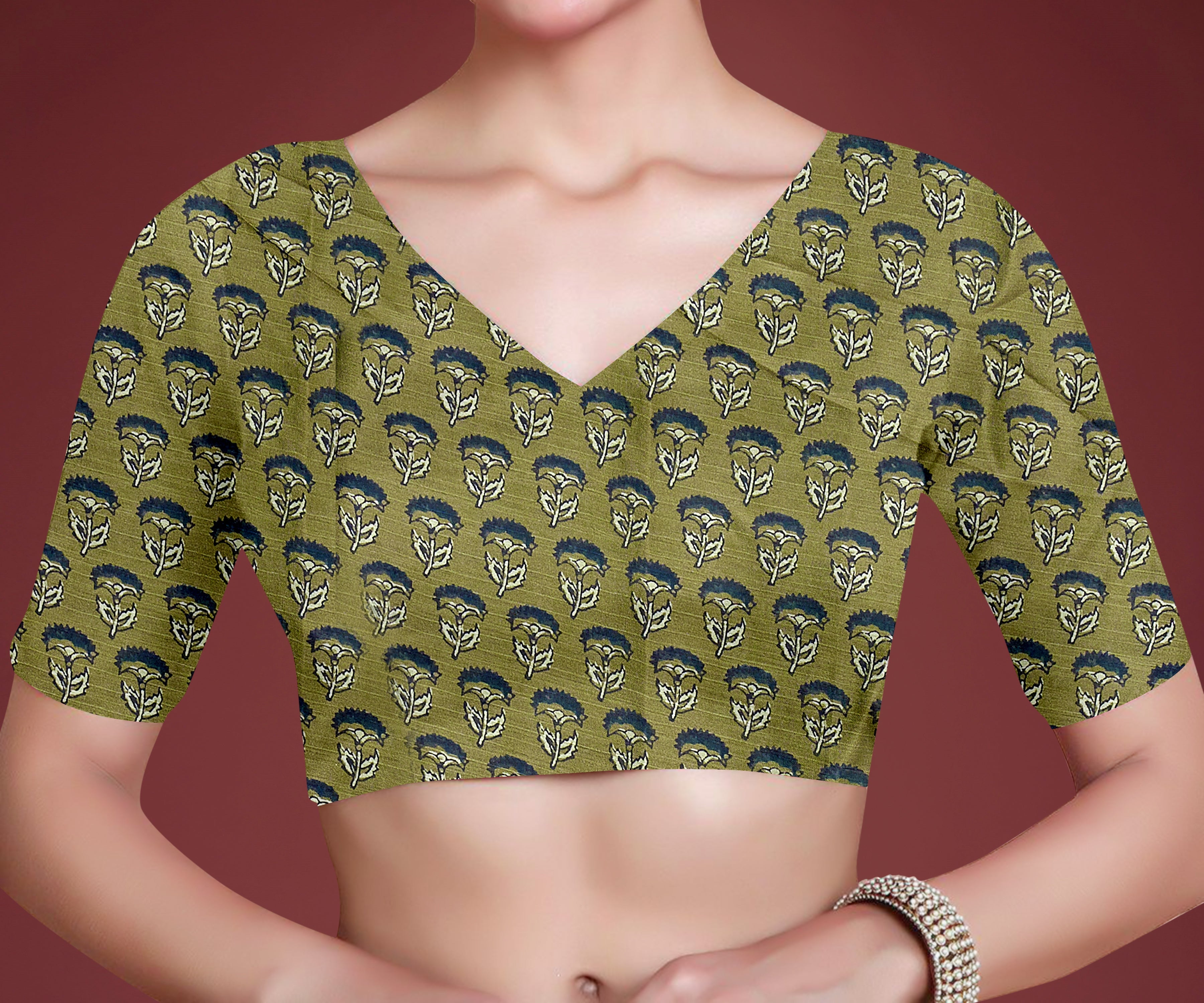 Blossom Heritage Patterned Saree