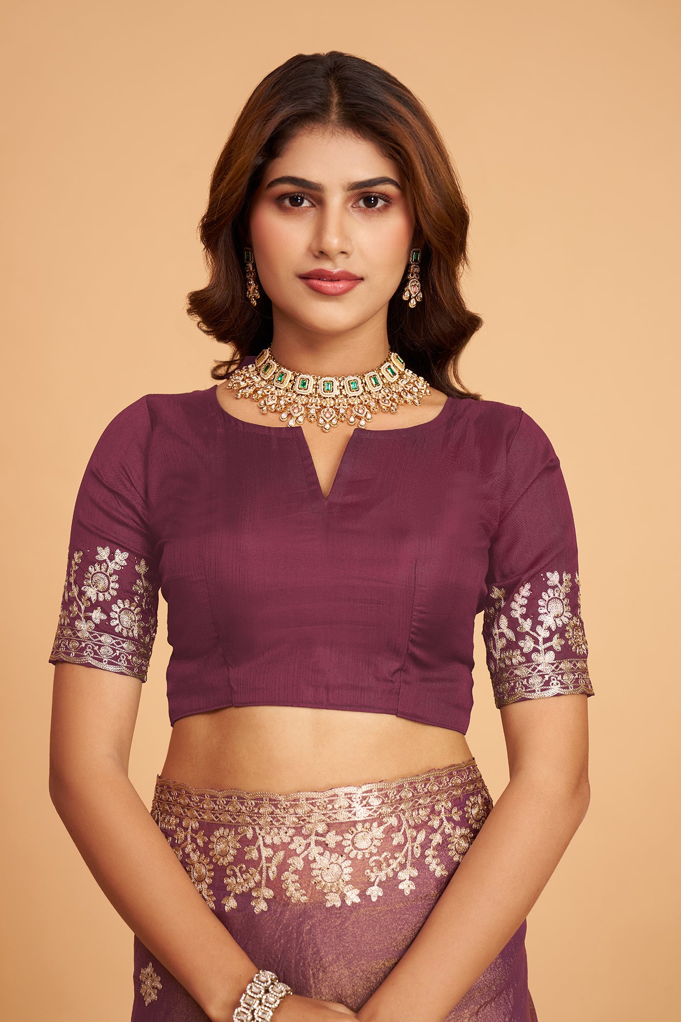 Mulberry Silk Heavy Work Saree